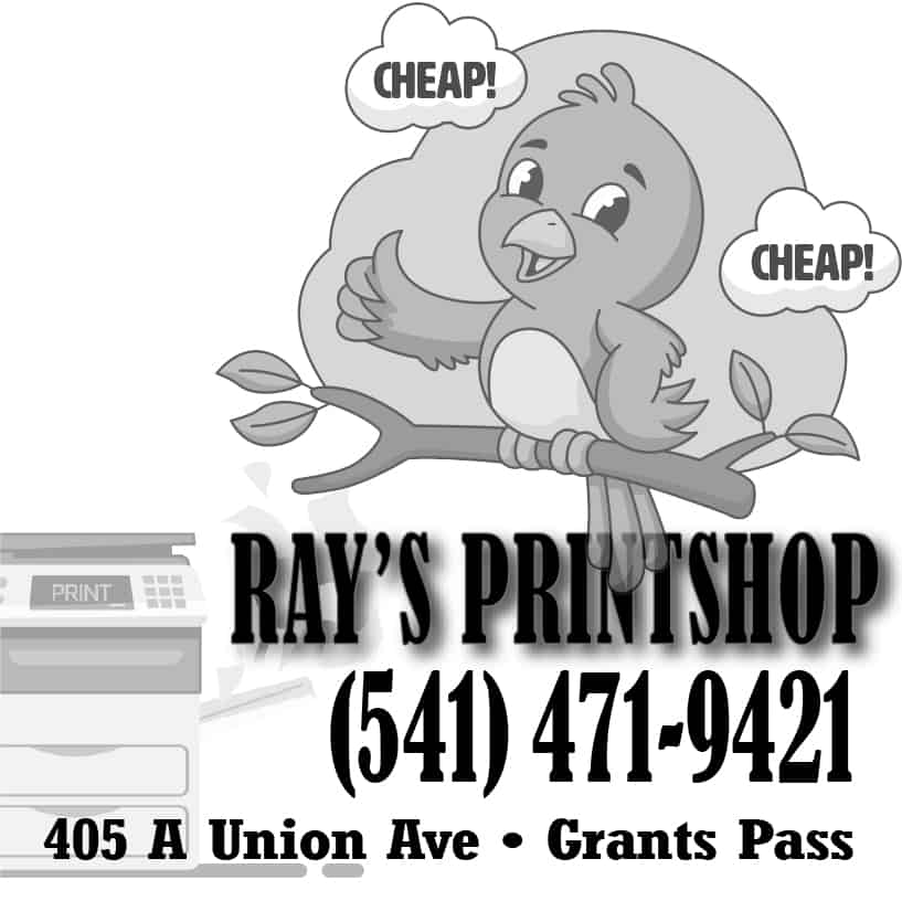 Ray's Print Shop Grants Pass Oregon