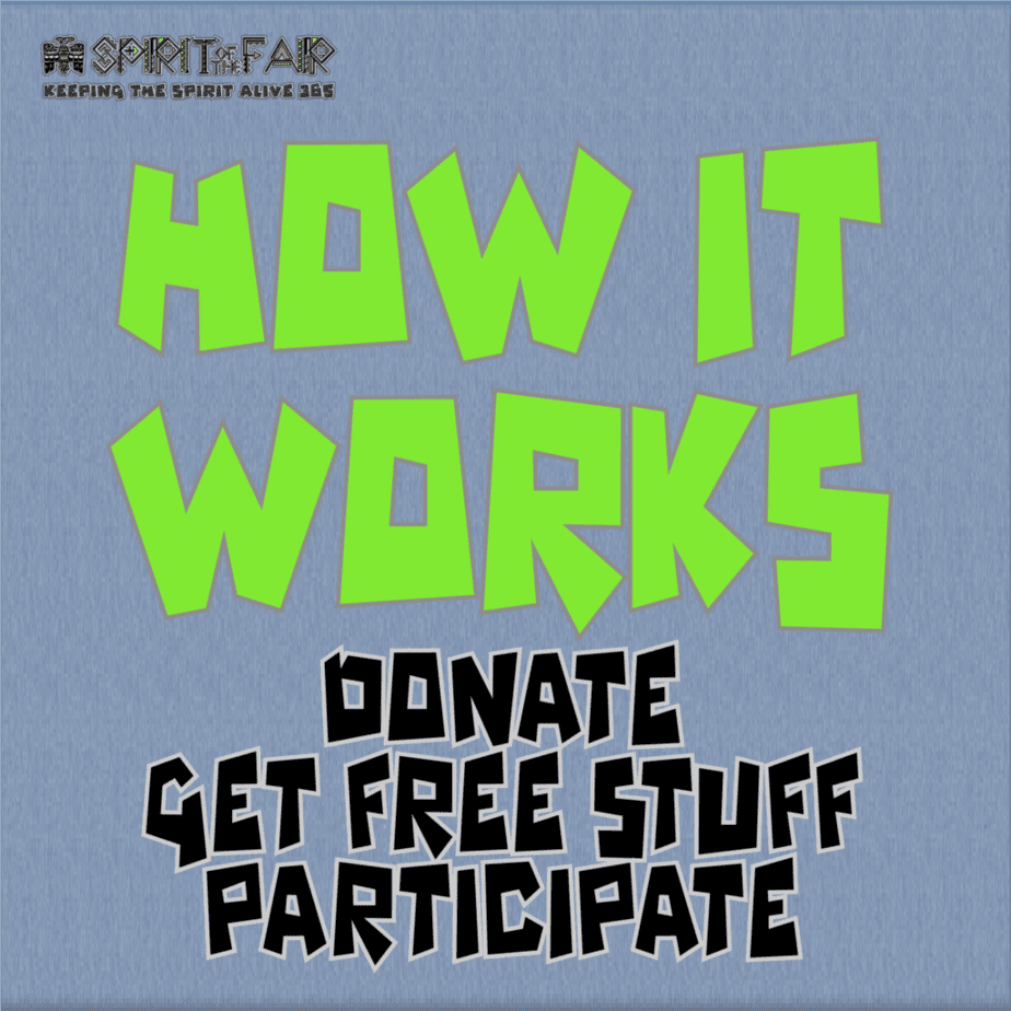 How It Works Donate Get Free Stuff Participate