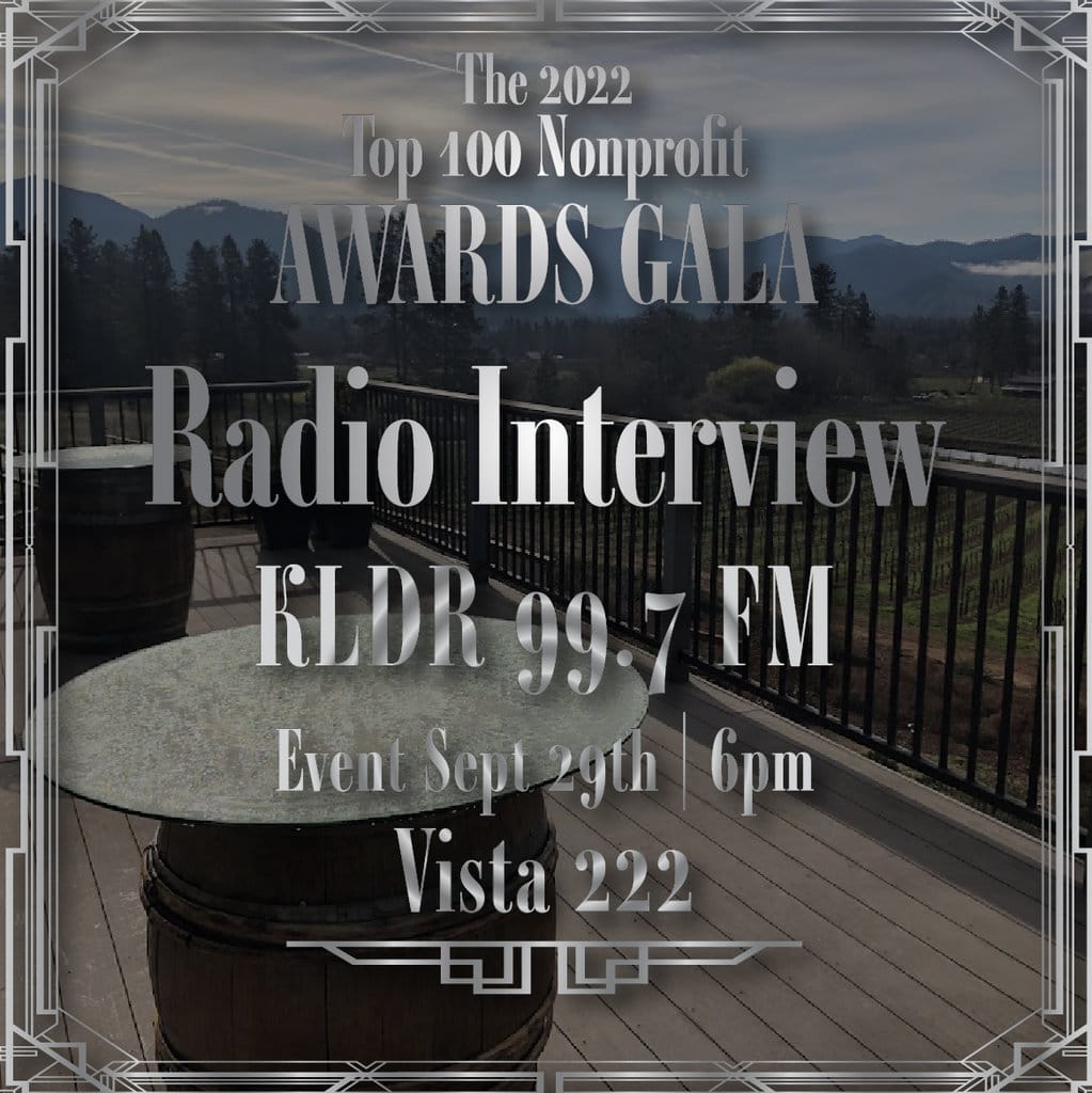 Top 100 Nonprofit Awards Gala Radio Interview KLDR 99.7 FM