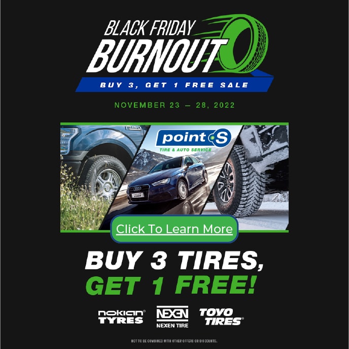 Black Friday Burnout Tire Sale