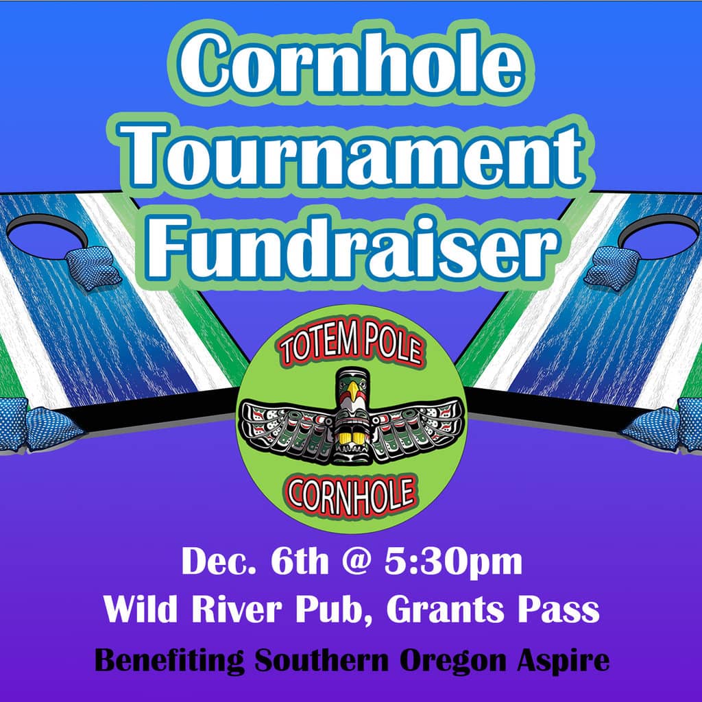 Cornhole Tournament Fundraiser Wild River Pub Southern Oregon Aspire