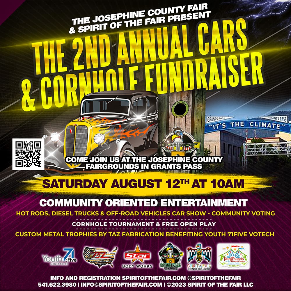 Uniting Passionate Fans: The 2nd Annual Josephine County Fair Cars and Cornhole Event