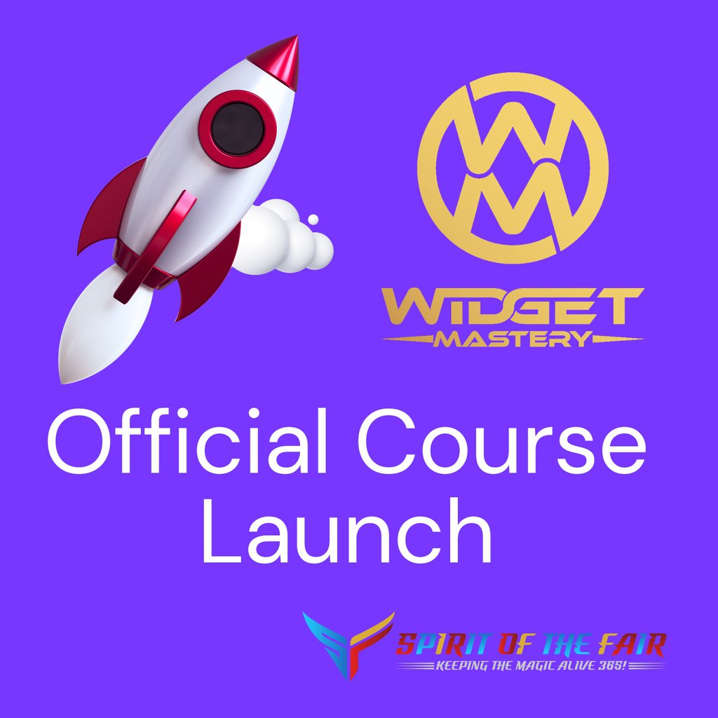 Widget Mastery Official Course Launch Announcement