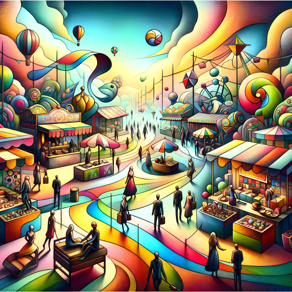 Business Owners Connecting with Spirit of the Fair