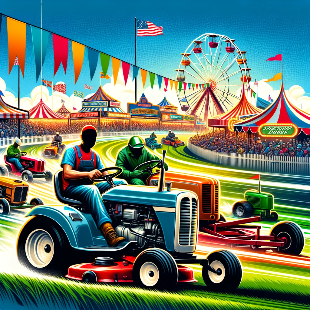 History of Lawn Mower Racing at the Fair